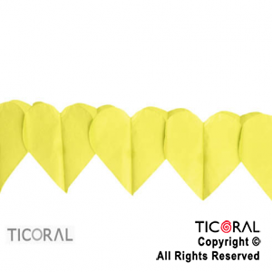 GUIR R2017 CORAZON COLOR AMARILLO x 3